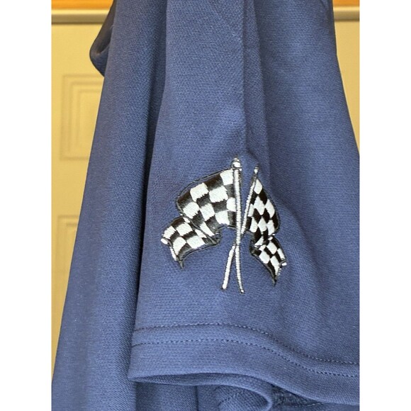 Nascar Shirt Womens X Large Polo Darlington Raceway Blue Short Sleeve Core 365 - Picture 5 of 9